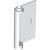 LEGO Right Door W. Knob Hinge 1x3x4 Vit R1087-4506667