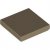 LEGO Flat Tile 2x2 Mörkbeige B2809-4507045