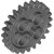 LEGO Technic Gear Wheel Z24 mörkgrårå 4514558-T0004