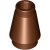 LEGO Nose Cone Small 1x1 Rödbrun 4529242-B1571