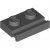 LEGO Plate 1x2 W. Slide Mörkgrå B3757-4543086
