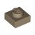 LEGO Plate 1x1 Mörkbeige B0846-4549436