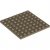 LEGO Plate 8x8 Mörkbeige 4570111-B