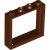 LEGO Fönster 1x4x3 Rödbrun R1020-4595889