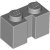 LEGO Brick 1x2 With Groove Ljusgrå B2387-4617170