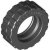 LEGO Technic Däck Ø17,6x6,24 Svart + Fälg Ljusgrå T1104-4617848(2)