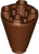 LEGO Nose Cone 2x2x2 Inverted Rödbrun B1637-6011008
