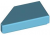 LEGO Tile 1x2 Deg. 45 Cut Right Medium Azur 6510952-B2624