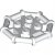 LEGO Parabolic Ring Vit 6009016-R0313