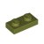 LEGO Plate 1x2 Olivgrön B0231-6016483