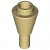 LEGO Cone 1x1 Inverted W. Shaft Beige 6017003-R1536