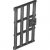 LEGO Fängelsedörr 1x4x6 Titanium Metallic 6037634-R0443