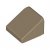LEGO Roof Tile 1x1x2/3 ABS Mörkbeige B1110-6040126