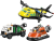 LEGO City Flygplan, servicebil och svävare 60505