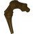 LEGO Leg W. Ø3.2 Shaft 1/2 M Mörkbrun R0979-6051523