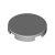 LEGO Round Flat Tile 2x2 Ljusgrå R0727-6052200