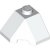 LEGO Roof Tile 2x2x1 45°  Bottom 45° Vit B0721-6056447