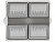 LEGO Glas 1x2x2 Framlykta Transparent R0892-6585380