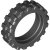 LEGO Technic Däck 20.9x5.8 Svart + Fälg Silver T1237-6064174