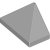 LEGO End Ridged Tile 1x2/45° Ljusgrå 6075075-B2518