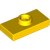 LEGO Plate 1x2 W. 1 Knob Gul B1557-6092583