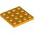 LEGO Plate 4x4 Ljusorange 6093272-B0943