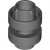 LEGO Gear Shifter Ring 3M mörkgrå 6100931-T0832