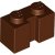 LEGO Brick 1x2 With Groove Rödbrun B1216-6103004