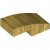 LEGO Plate W. Bow 1x2x2/3 Guld B3264-6132827