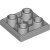 LEGO Flat Tile 2x2 Inverted Ljusgrå B3684-6132886
