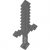 LEGO Minecraft Svärd Mörkgrå R0681-6526124