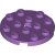 LEGO Plate 4x4 Round W. Snap Medium Lavender B3212-6134717