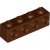 LEGO Brick 1x4 W. 4 Knobs Rödbrun B3857-6153594