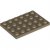 LEGO Plate 4x6 Mörkbeige 6167894-B2750