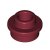 LEGO Plate Round 1x1 W. Hole Mörkröd B1724-6168645