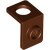 LEGO Mini Fig. Back Plate W. Knob Rödbrun R0204-6170809