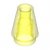 LEGO Nose Cone 1x1 Transparent Neongrön 6172230-R0984