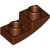 LEGO Plate 1x2x2/3 W. Half Bow Inv. Rödbrun B0610-6172922
