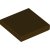 LEGO Flat Tile 2x2 Mörkbrun B0-6179803