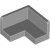 LEGO Wall Element 2x2 Corner Ljusgrå B3624-6181755