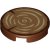 LEGO Flat Tile Round 2x2 No.1075 Tree Stump Rödbrun R0650-6182435