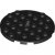 LEGO Plate 6x6 Round svart 6187587-B0843