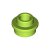 LEGO Plate Round 1x1 W. Hole Limegrön 6190251-B2076