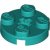 LEGO Plate 2x2 Round Blågrön B0-6210400