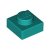 LEGO Plate 1x1 Blågrön B1717-6213778