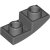 LEGO Plate 1x2x2/3 W. Half Bow Inv. Mörkgrå B0-6215212