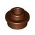 LEGO Plate Round 1x1 W. Hole Rödbrun 6215659-B0964