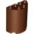 LEGO Wall Element Round 2x4x4 Rödbrun R0-6234539