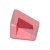 LEGO Roof Tile 1x1x2/3 Transparent Röd 6245252-B0751
