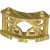 LEGO Staket 3x3x2 Guld R0489-6555112